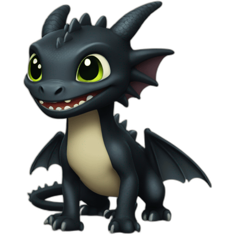 Toothless Dragon emoji