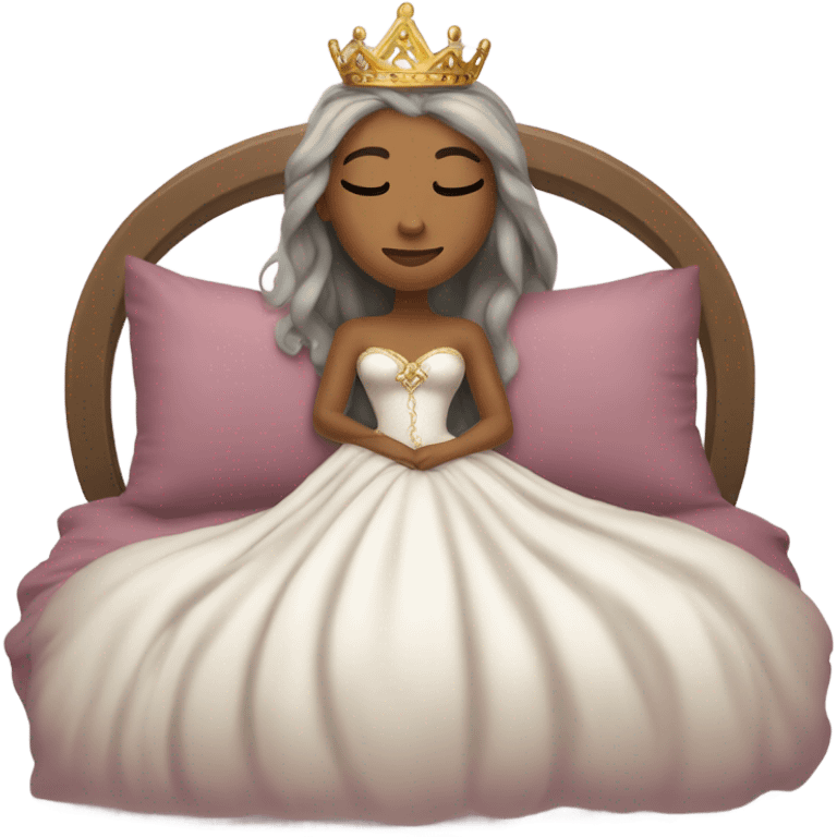 sleeping queen emoji