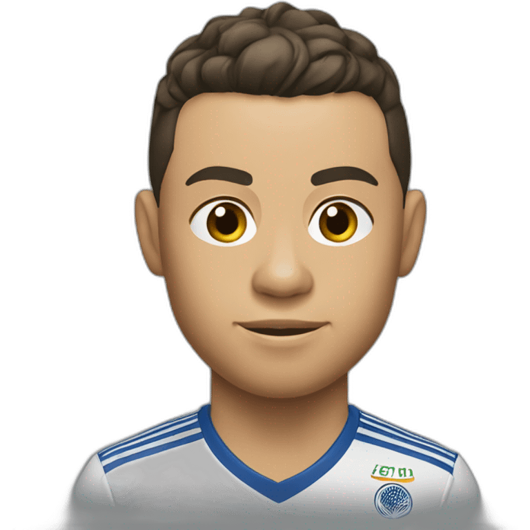 Ronaldo portant la Coupe du Monde emoji