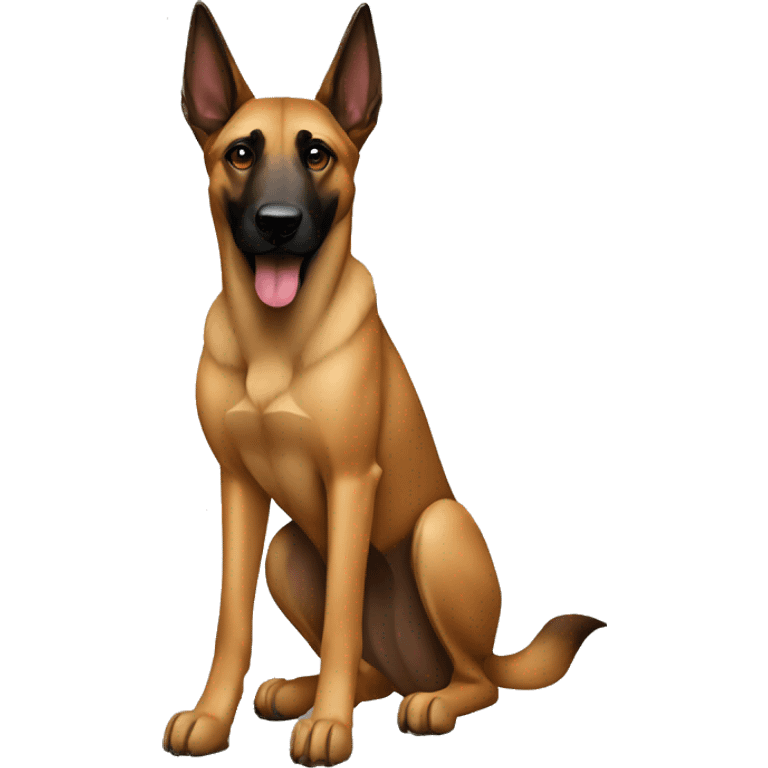 Belgian Malinois Dog Breed Full Body emoji