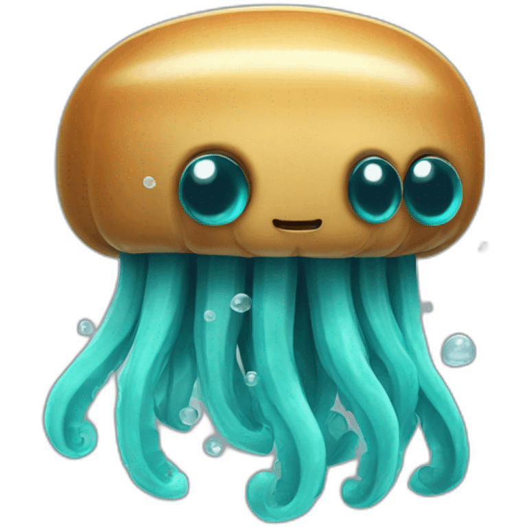 Peanut butter cute jellyfish warrior emoji