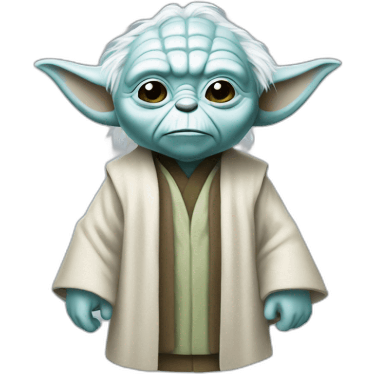 Light blue yoda  emoji