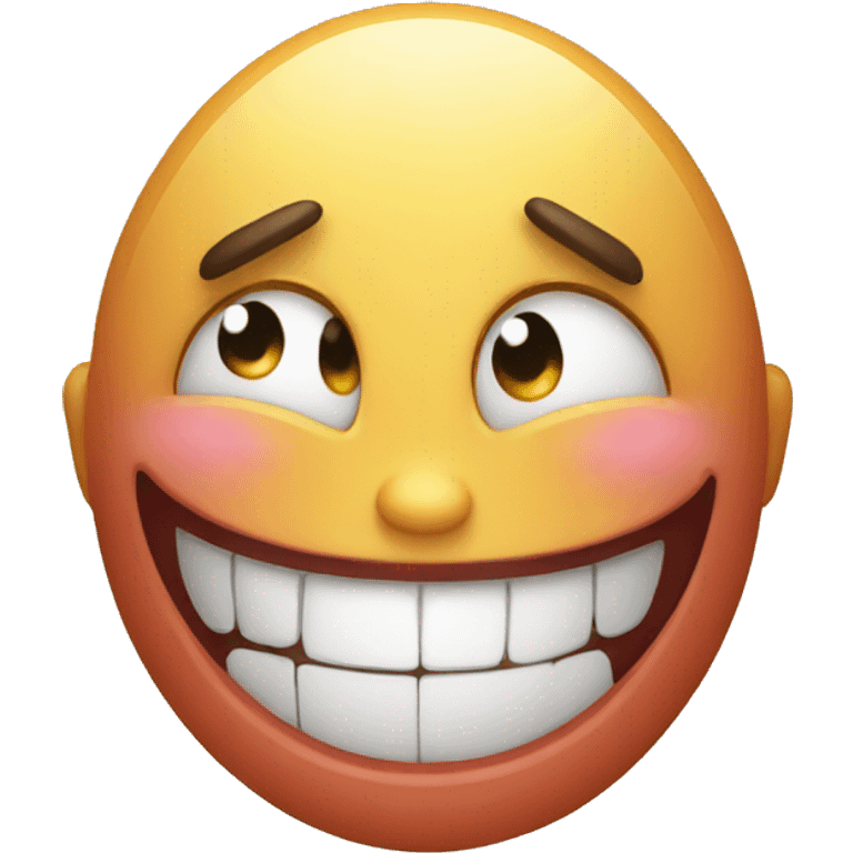 crazy smiley emoji