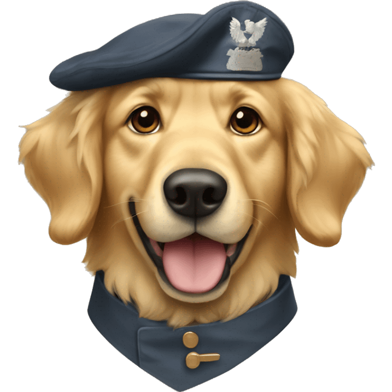 World War II golden retriever emoji