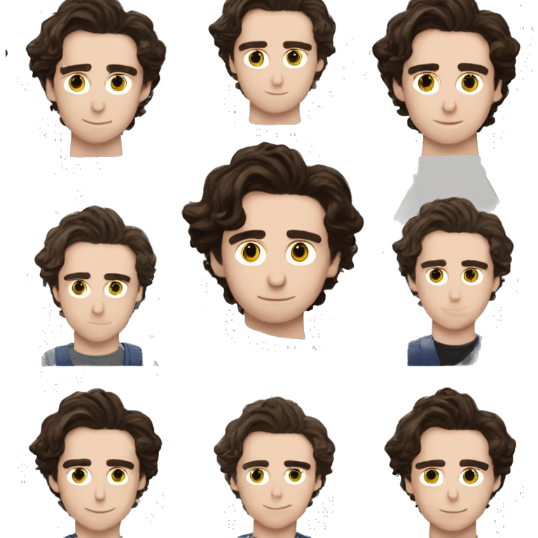 timothee chalamet  emoji