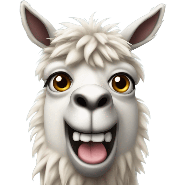 Angry llama emoji