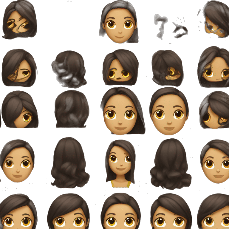 lithuanian women darkish bond hair emoji