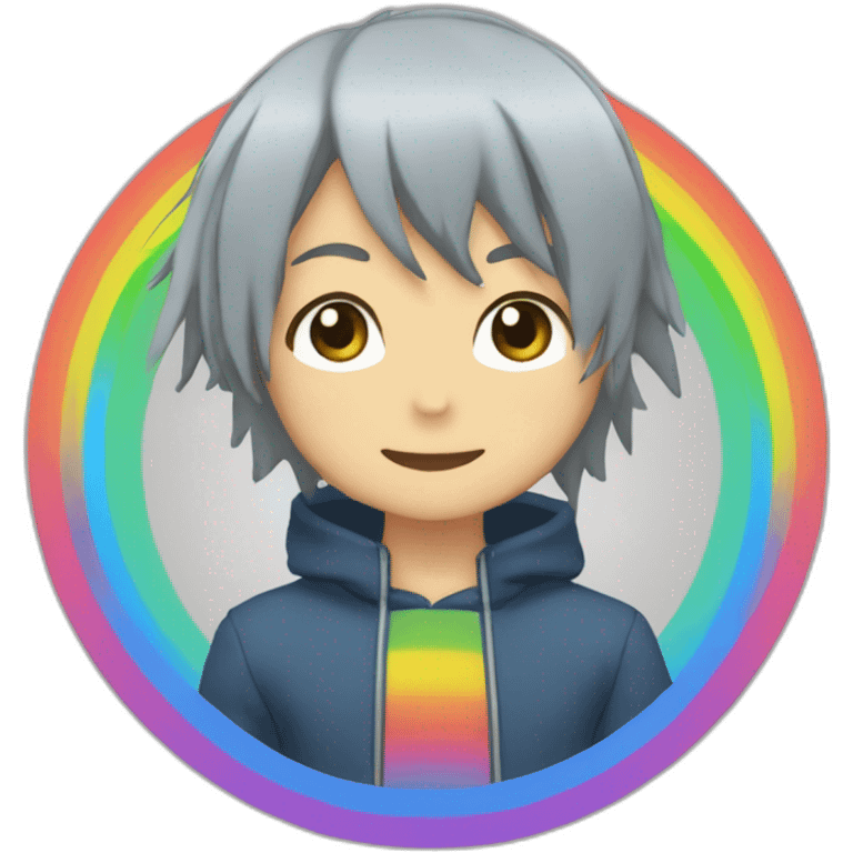 Arc en ciel animé emoji