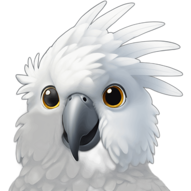 White cockatoo emoji