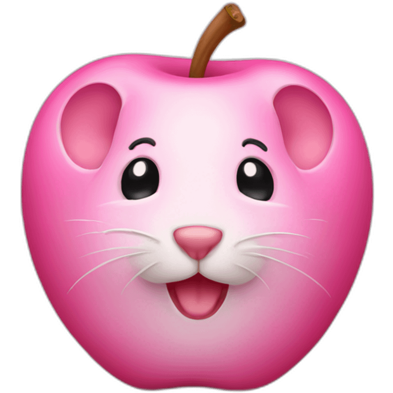 PINK APPLE MOUSE emoji