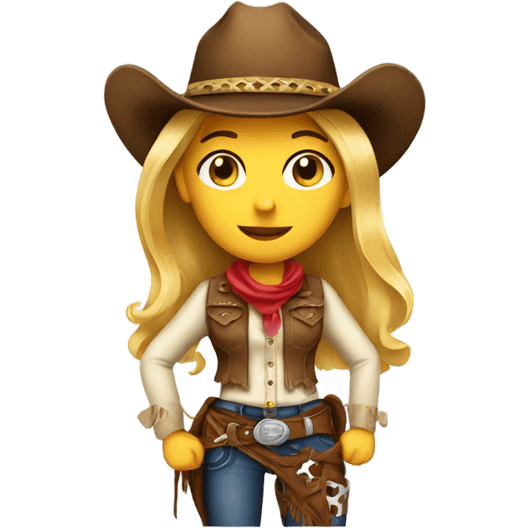 Cowgirl  emoji