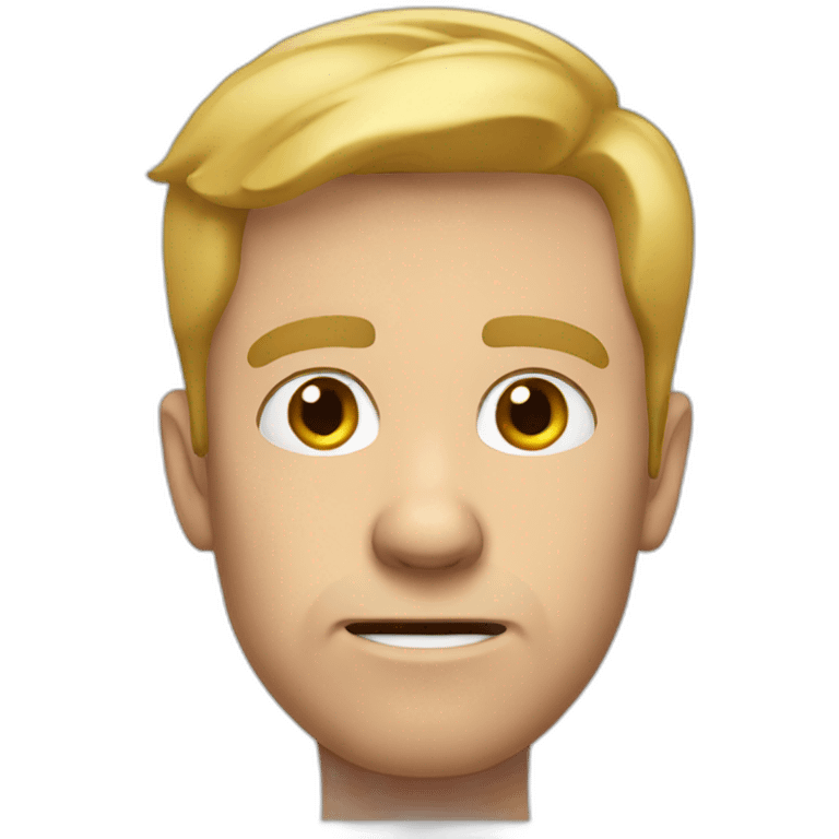 confused white man emoji