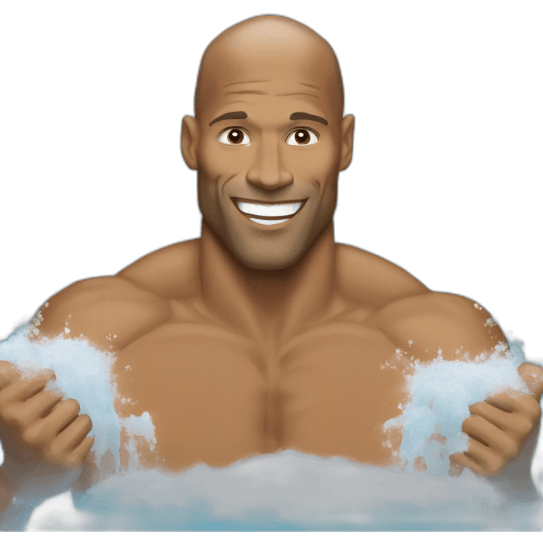 david goggins in ice bath emoji