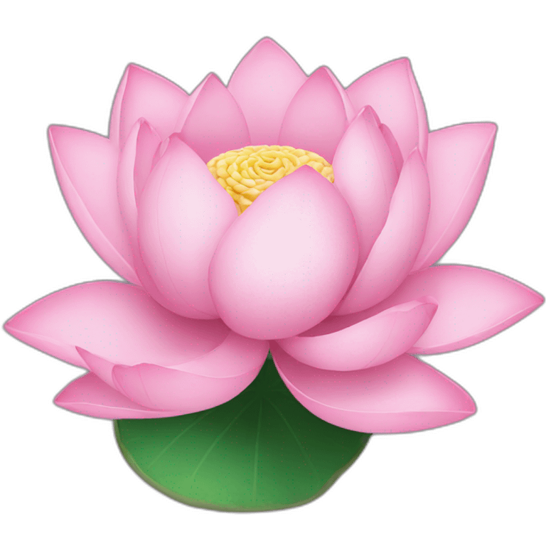 Lotus rose emoji