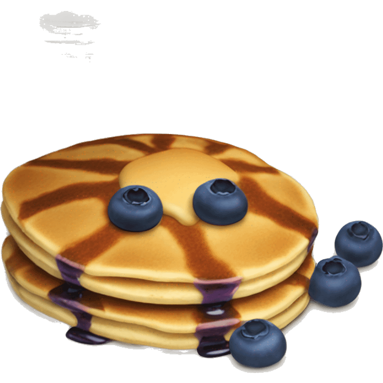 Blueberry pancakes  emoji