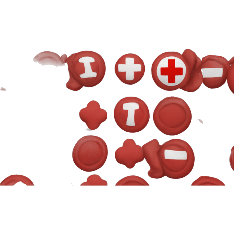 Red cross emoji