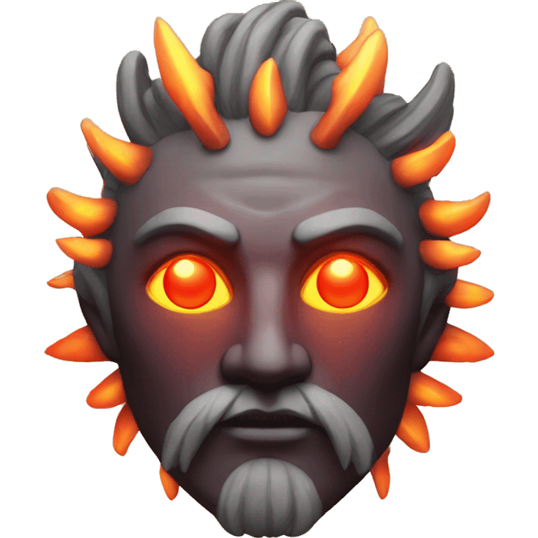 red sun god emoji