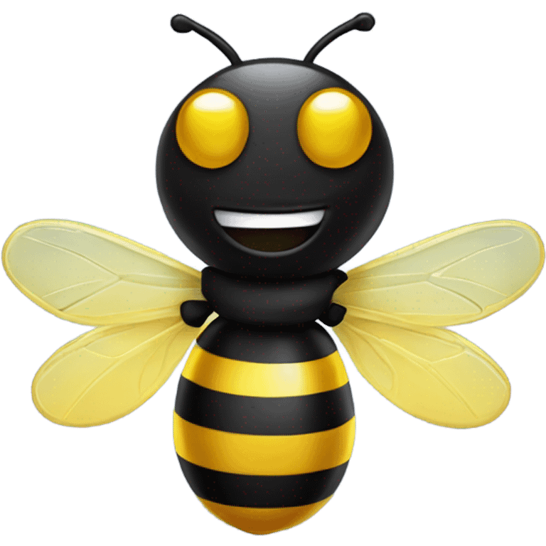 Disco dancing bee emoji