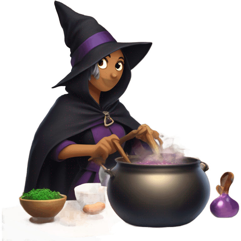 witch in Kitchen emoji