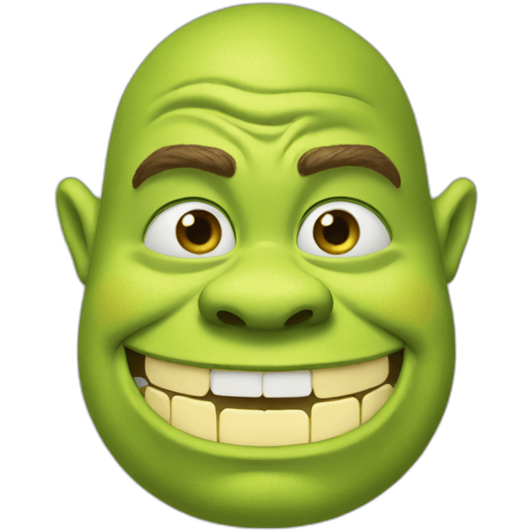 Shrek who eat cheese emoji