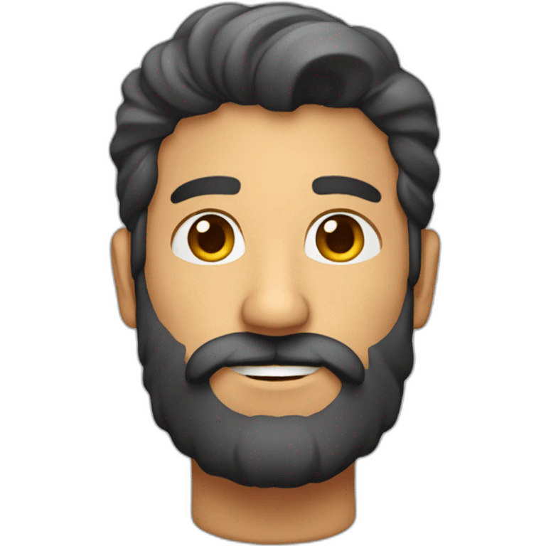 Hombre pelirrojo con barba emoji