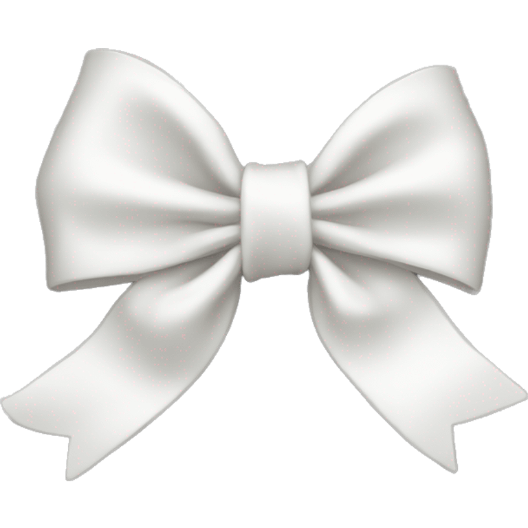 White bow emoji