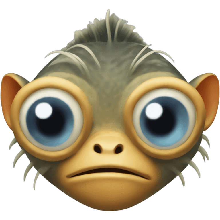 Fish monkey emoji