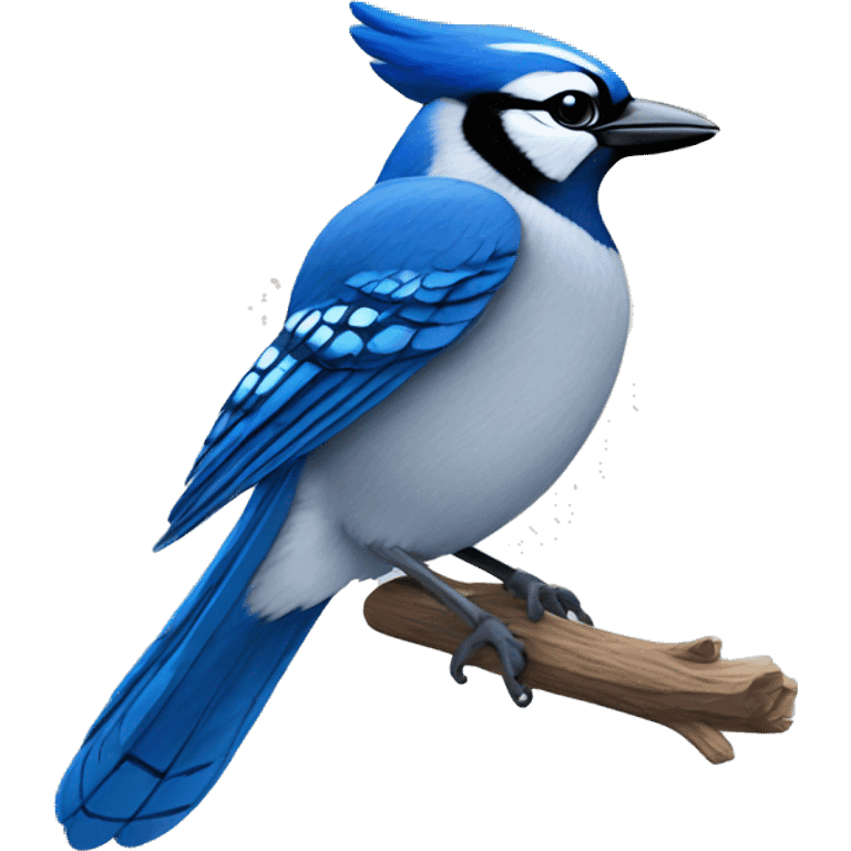 Flying Blue Jay emoji