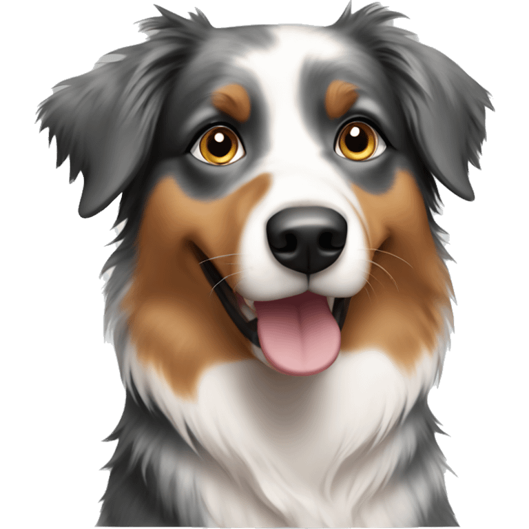 Australian shepherd girl emoji