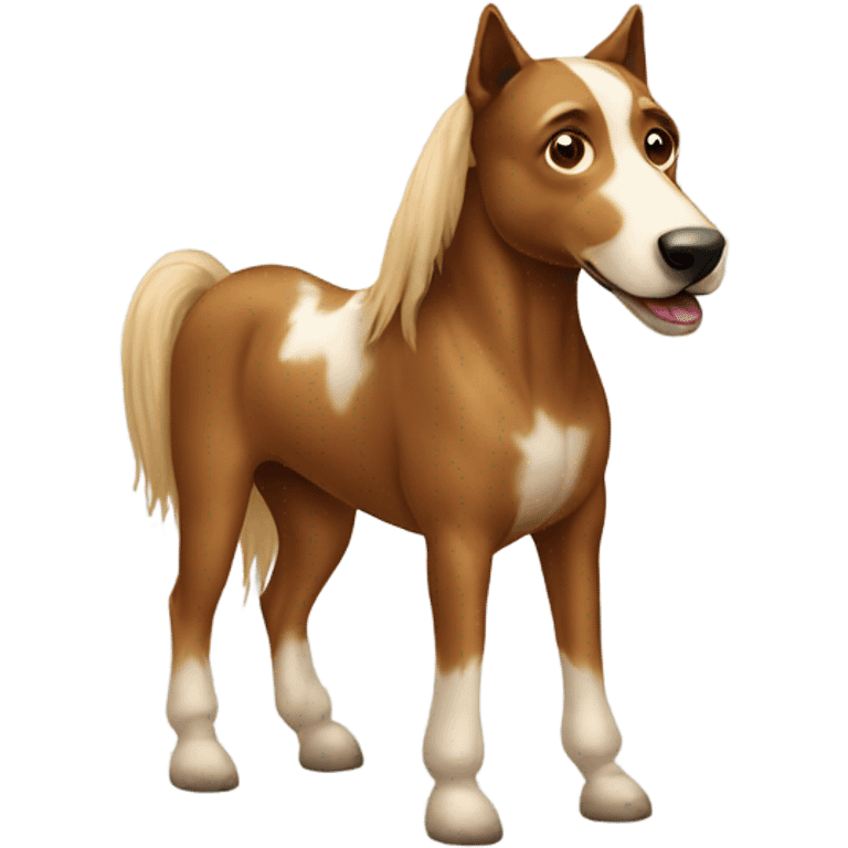 dog on a horse  emoji