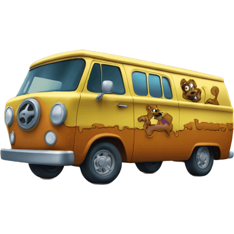 scooby doo mystery van emoji