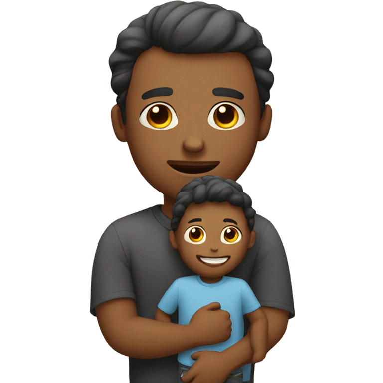 Dad with son emoji