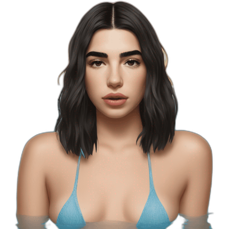 1Dua lipa pool emoji