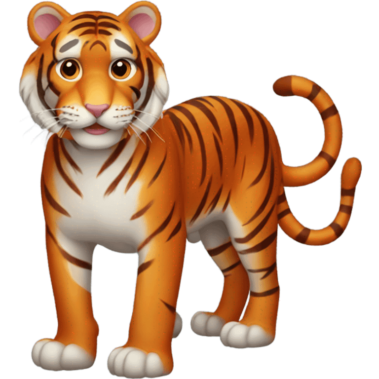 red tiger emoji