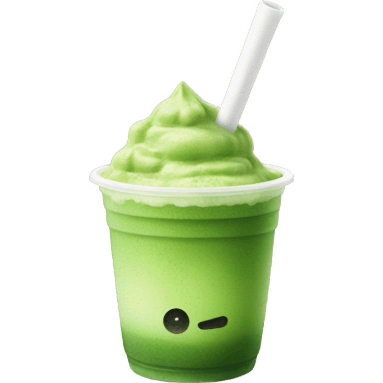 Matcha boba emoji