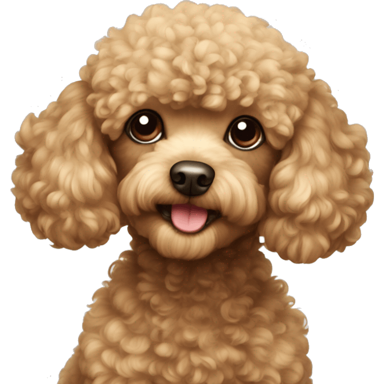 Toy poodle emoji