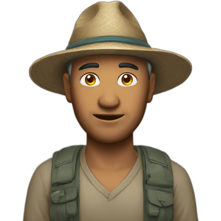 man with nepalese hat emoji