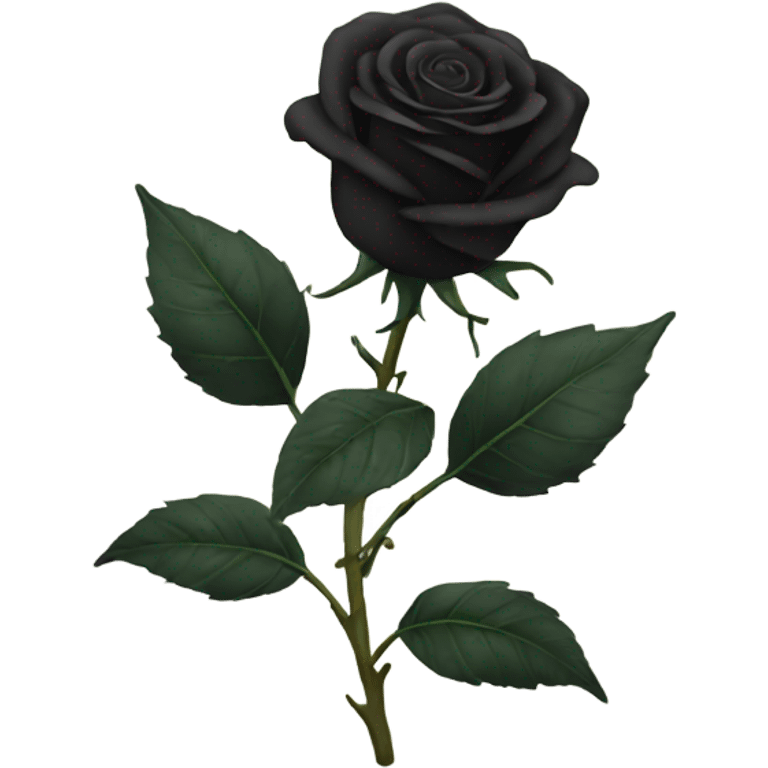 black rose emoji