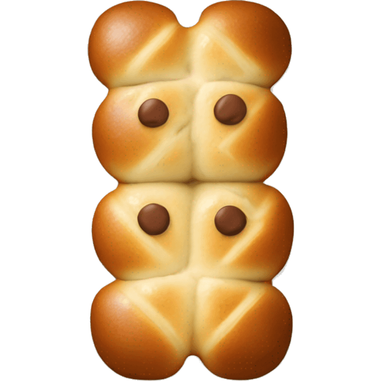 hot cross buns easter emoji