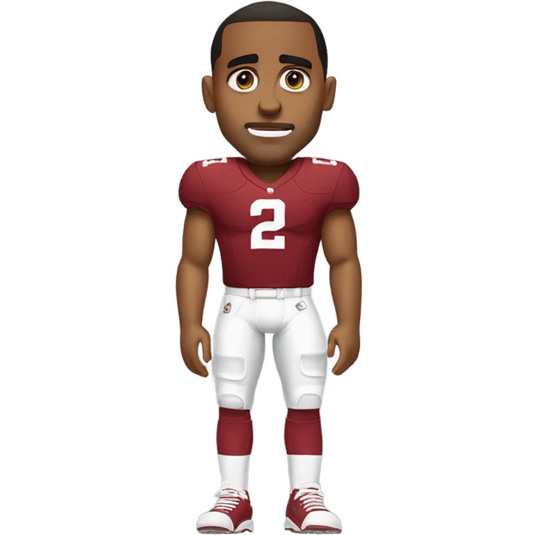 Jalen hurts with a bad knee emoji