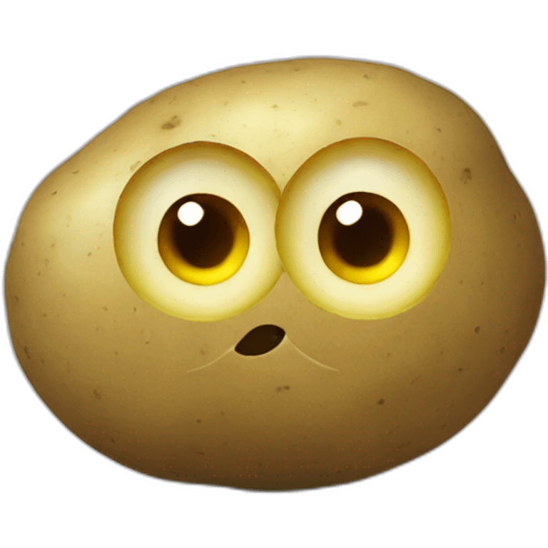 Potato-eye emoji