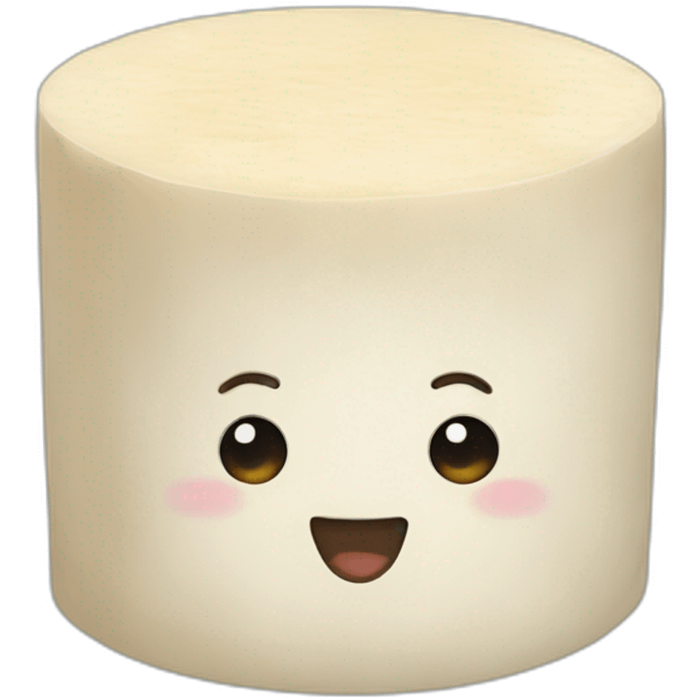 round tofu emoji