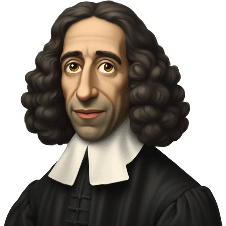 baruch spinoza, philosopher emoji