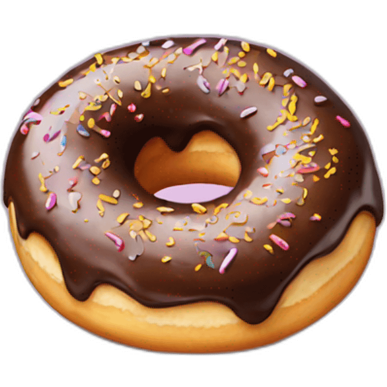 plain donut emoji