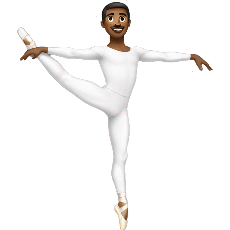 ballet dancer man white emoji