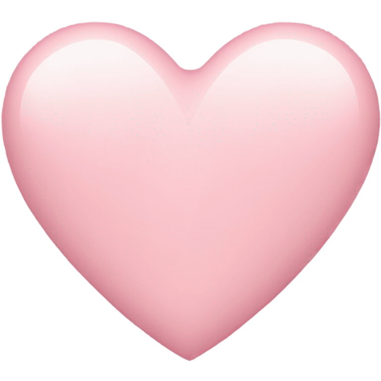 light pink heart emoji