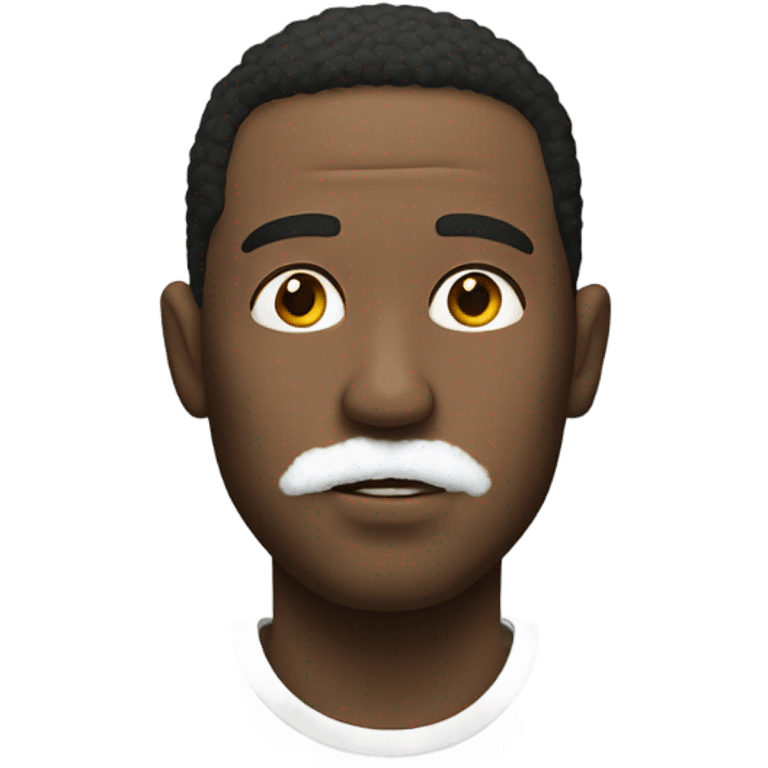 Man with powder on nose emoji