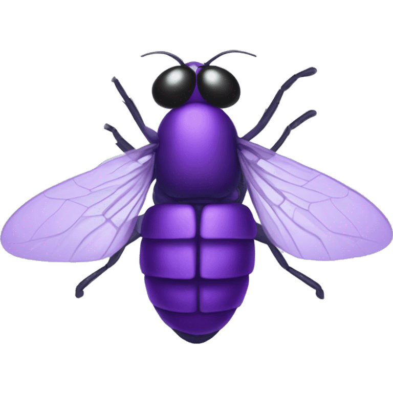 purple fly emoji