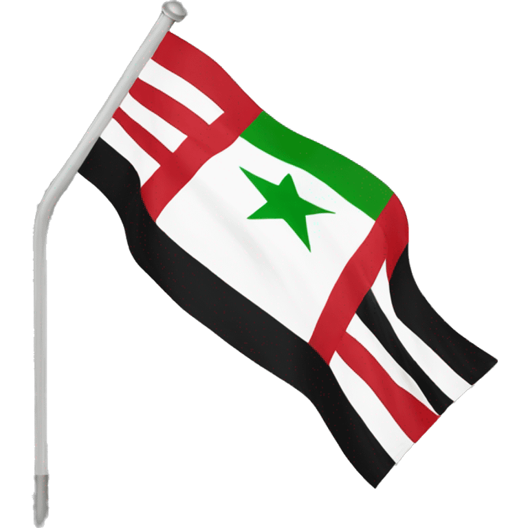 Independent Syria flag emoji