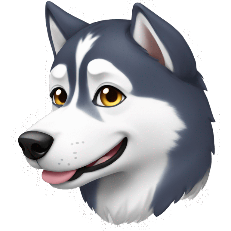 Husky cute  emoji